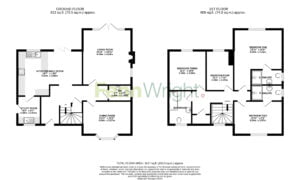 Floor plan of a four bedroom new build property in Great Maplestead.